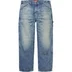 Supreme Worn Double Knee Denim Painter Jean - Washed Indigo (front)