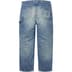 Supreme Worn Double Knee Denim Painter Jean - Washed Indigo (front)