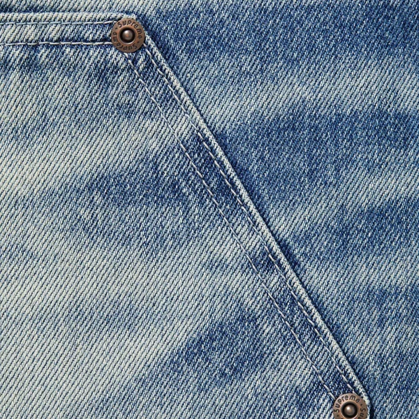 Supreme Worn Double Knee Denim Painter Jean - Washed Indigo (front)
