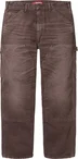 Supreme Worn Double Knee Painter Pant - Brown (front)