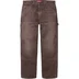 Supreme Worn Double Knee Painter Pant - Brown (front)