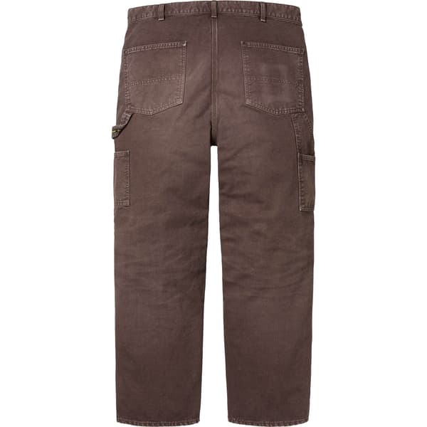Supreme Worn Double Knee Painter Pant - Brown (front)