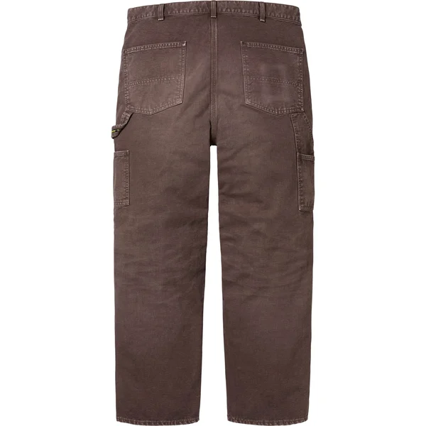 Supreme Worn Double Knee Painter Pant - Brown (front)