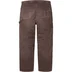 Supreme Worn Double Knee Painter Pant - Brown (front)