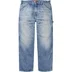Supreme Worn Double Knee Painter Pant - Denim (front)