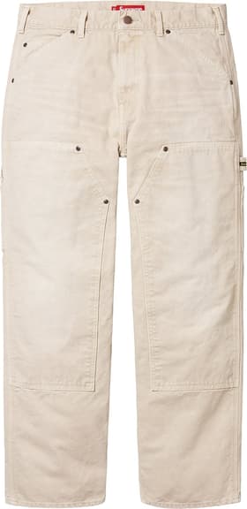 Supreme Worn Double Knee Painter Pant Natural