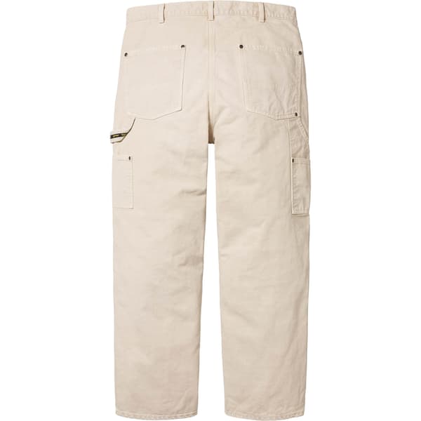 Supreme Worn Double Knee Painter Pant - Natural (front)