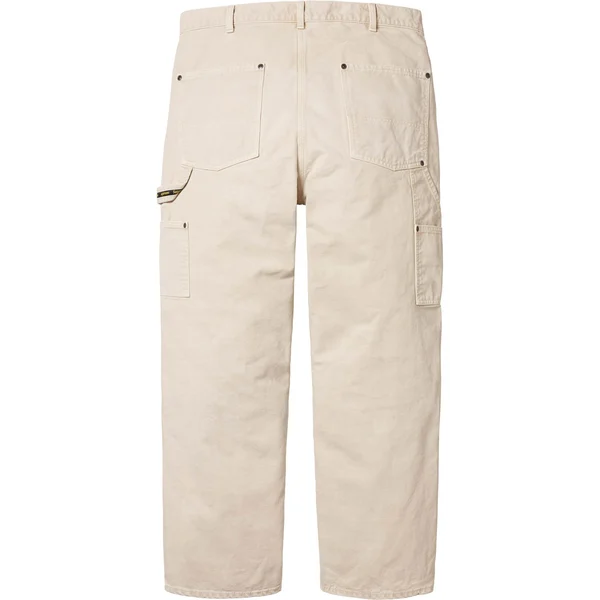 Supreme Worn Double Knee Painter Pant - Natural (front)