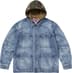 Supreme Worn Hooded Chore Coat - Denim (front)