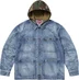 Supreme Worn Hooded Chore Coat - Denim (front)