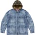 Supreme Worn Hooded Chore Coat - Denim (front)