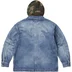 Supreme Worn Hooded Chore Coat - Denim (front)
