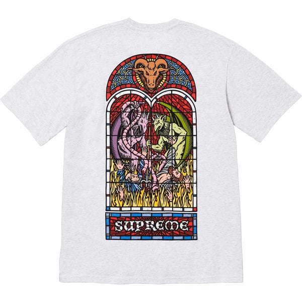 Supreme Worship Tee - Ash Grey (front)