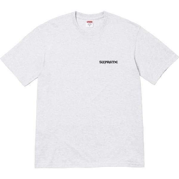 Supreme Worship Tee - Ash Grey (front)