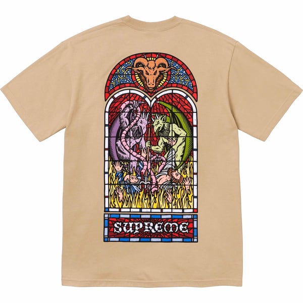 Supreme Worship Tee - Khaki (front)