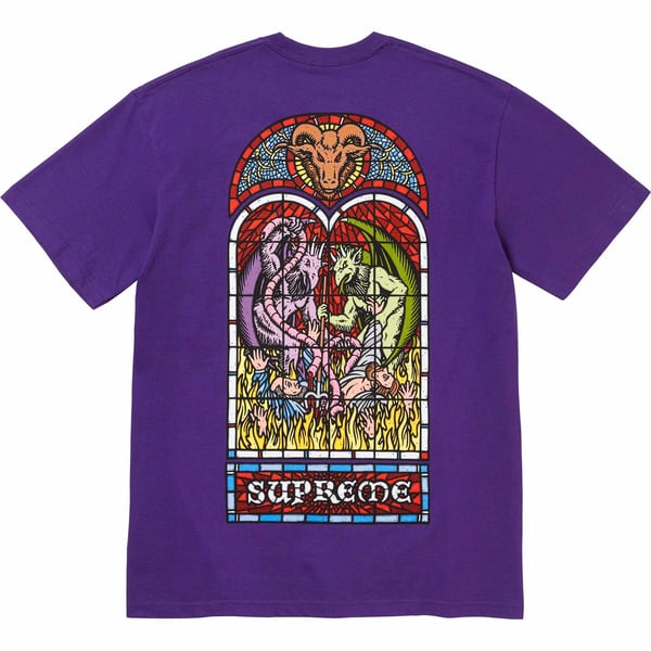 Supreme Worship Tee - Purple (front)