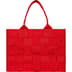 Supreme Woven Large Tote - Red (front)