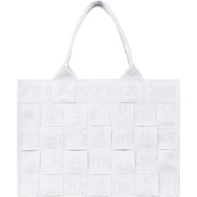 Supreme Woven Large Tote White