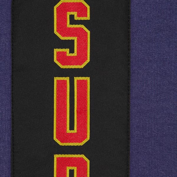 Supreme Woven Patches Hooded Sweatshirt - Dark Royal (front)