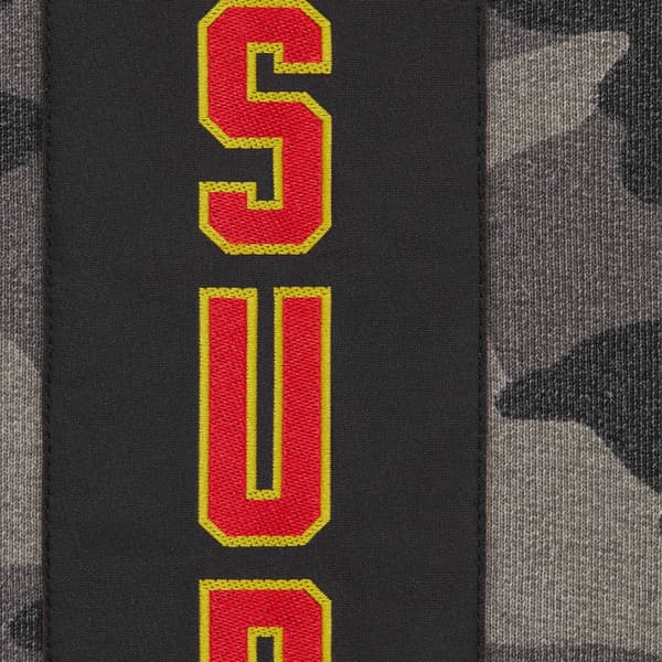 Supreme Woven Patches Hooded Sweatshirt - Snow Camo (front)