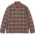 Supreme Woven Plaid Shirt - Light Brown (front)