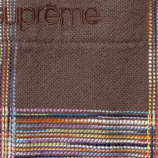 Supreme Woven Plaid Shirt - Light Brown (front)