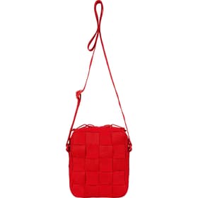Supreme Woven Shoulder Bag Red