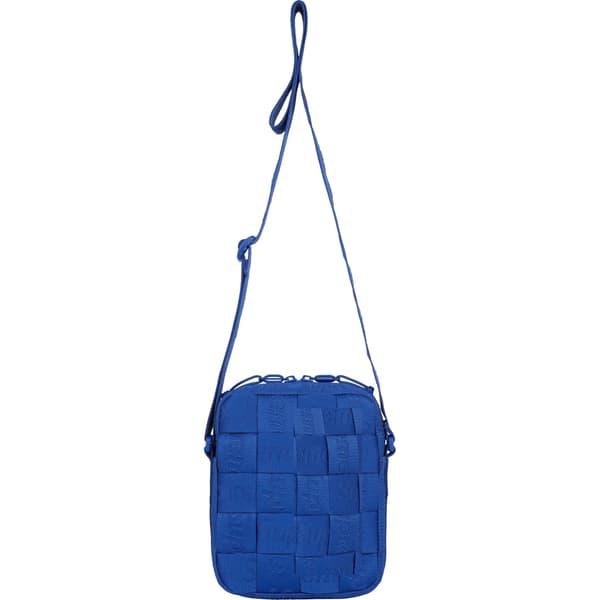 Supreme Woven Shoulder Bag - Royal (front)