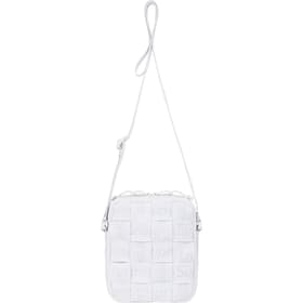 Supreme Woven Shoulder Bag White