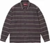 Supreme Woven Stripe Shirt - Black (front)