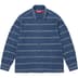 Supreme Woven Stripe Shirt - Blue (front)