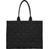 Supreme Woven Tote - Black (front)