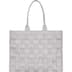 Supreme Woven Tote - Grey (front)