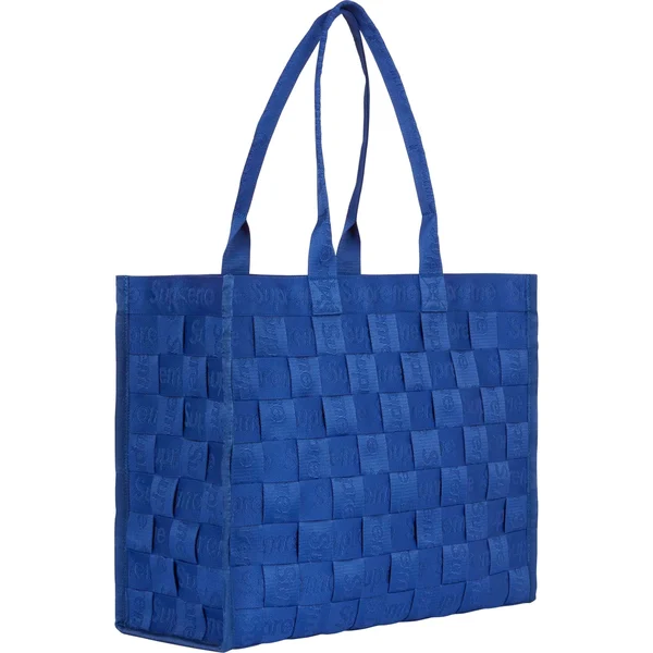 Supreme Woven Tote - Royal (front)