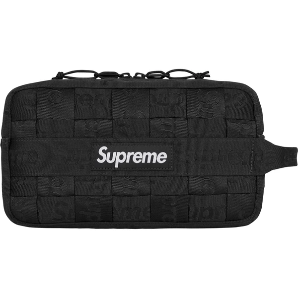 Supreme Woven Utility Bag - Black (front)