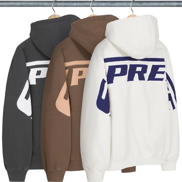 Supreme Wrapped Half Zip Hooded Sweatshirt - Product Image
