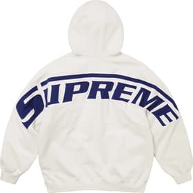Supreme Wrapped Half Zip Hooded Sweatshirt Stone
