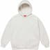 Supreme Wrapped Half Zip Hooded Sweatshirt - Stone (front)