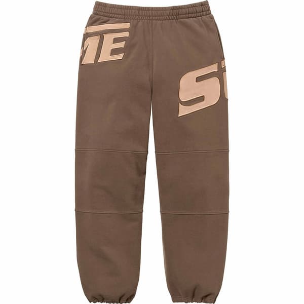 Supreme Wrapped Sweatpant - Dusty Brown (front)