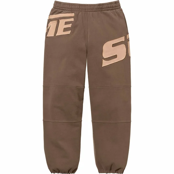 Supreme Wrapped Sweatpant - Dusty Brown (front)