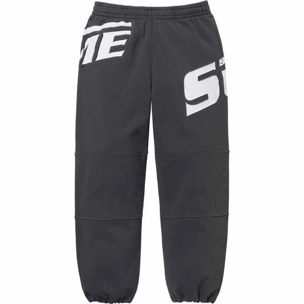 Supreme Wrapped Sweatpant - Washed Black (front)