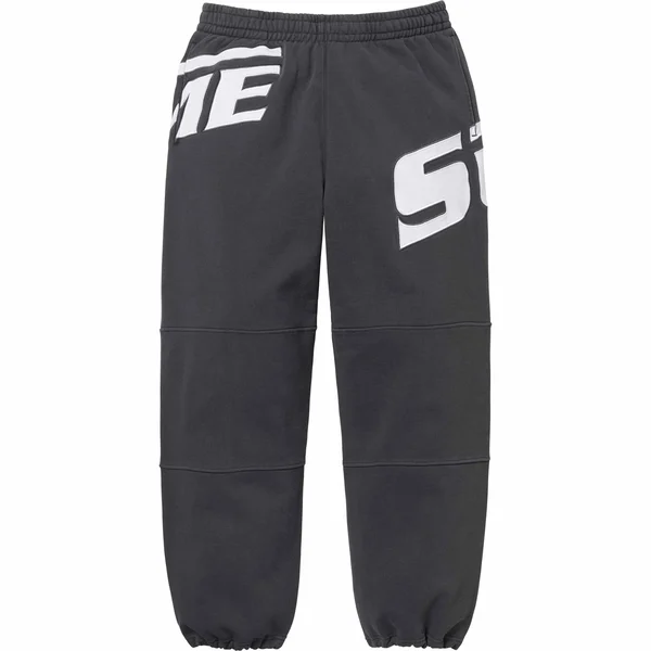 Supreme Wrapped Sweatpant - Washed Black (front)