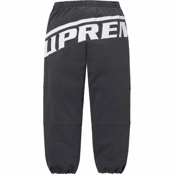 Supreme Wrapped Sweatpant - Washed Black (front)