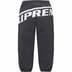 Supreme Wrapped Sweatpant - Washed Black (front)