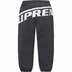 Supreme Wrapped Sweatpant - Washed Black (front)