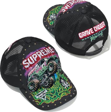 Supreme x Grave Digger Mesh Back 5-Panel