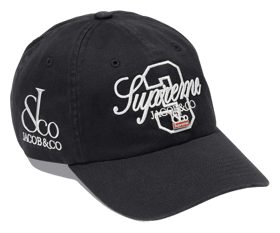 Supreme x La Martina 6-Panel Black