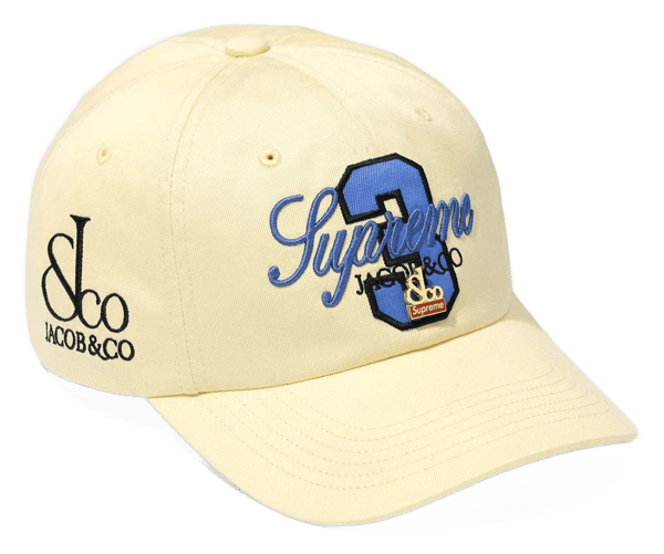 Supreme x La Martina 6-Panel - Cream (front)