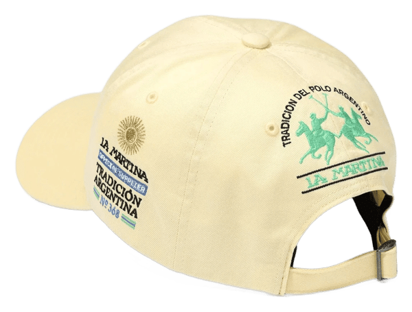 Supreme x La Martina 6-Panel - Cream (front)