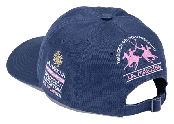 Supreme x La Martina 6-Panel - Navy (front)